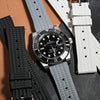 Waffle FKM Rubber Strap in Grey