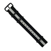 Premium Nato Strap in Black White