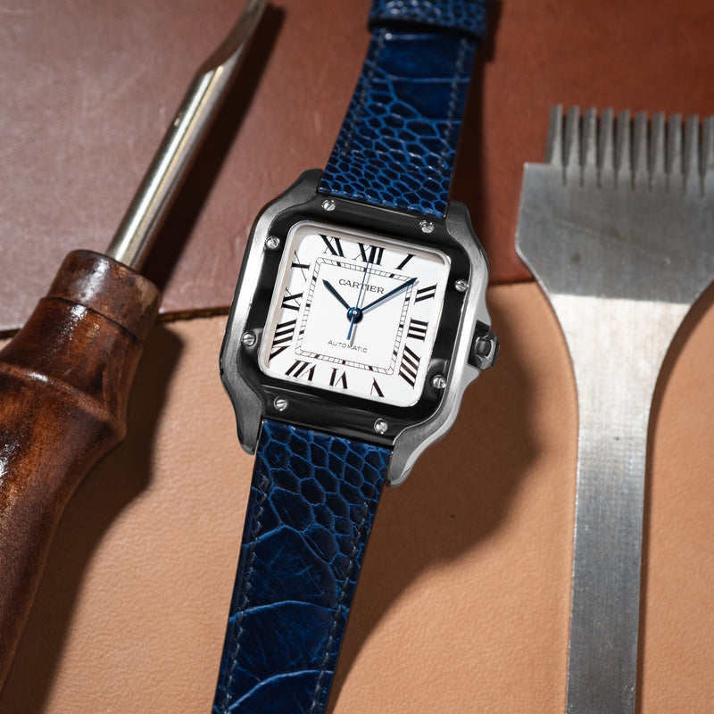Custom Watch Strap for Cartier Santos de Cartier
