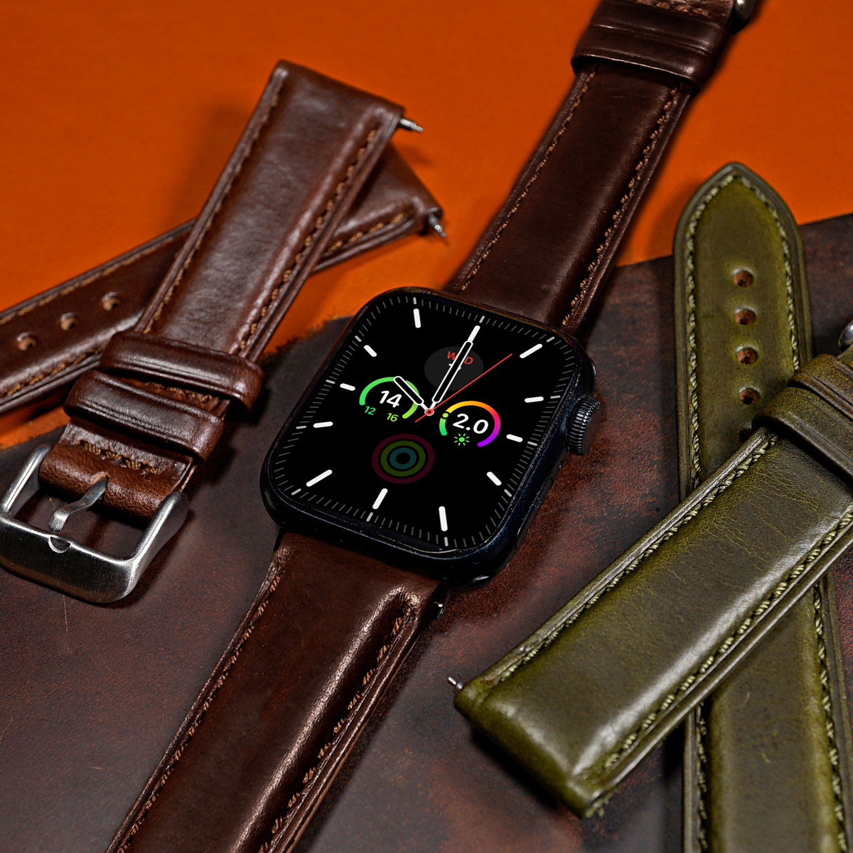 Classic Horween Leather Strap in Chromexcel® Brown (Apple Watch)