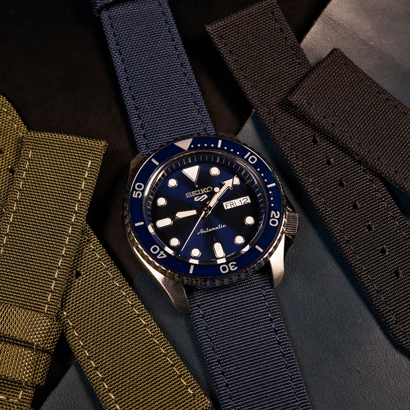 Canvas Watch Strap in Navy