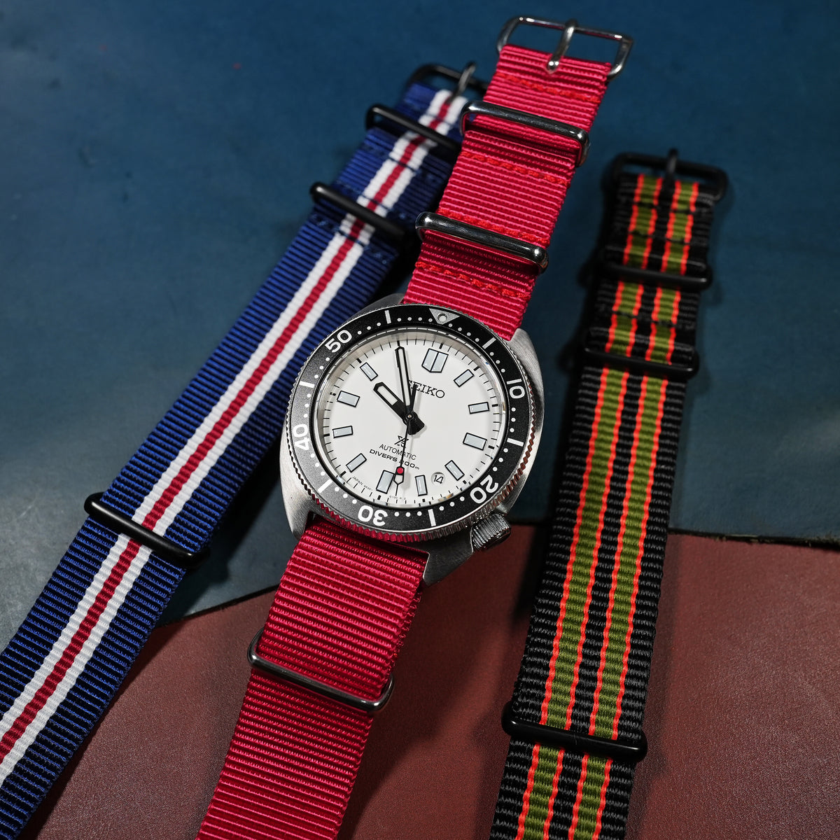 Premium Nato Strap in Red