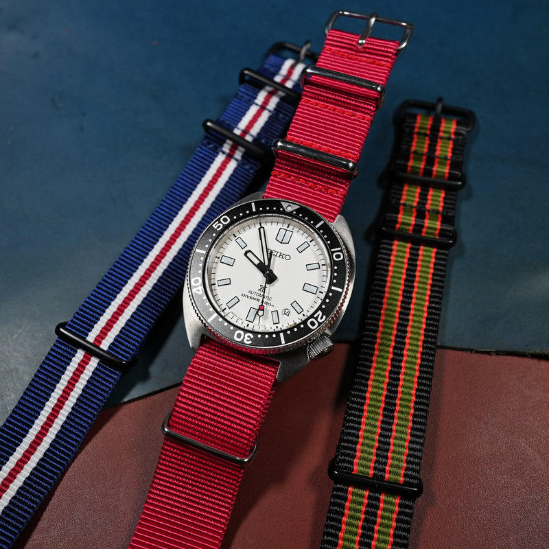 Premium Nato Strap in Red