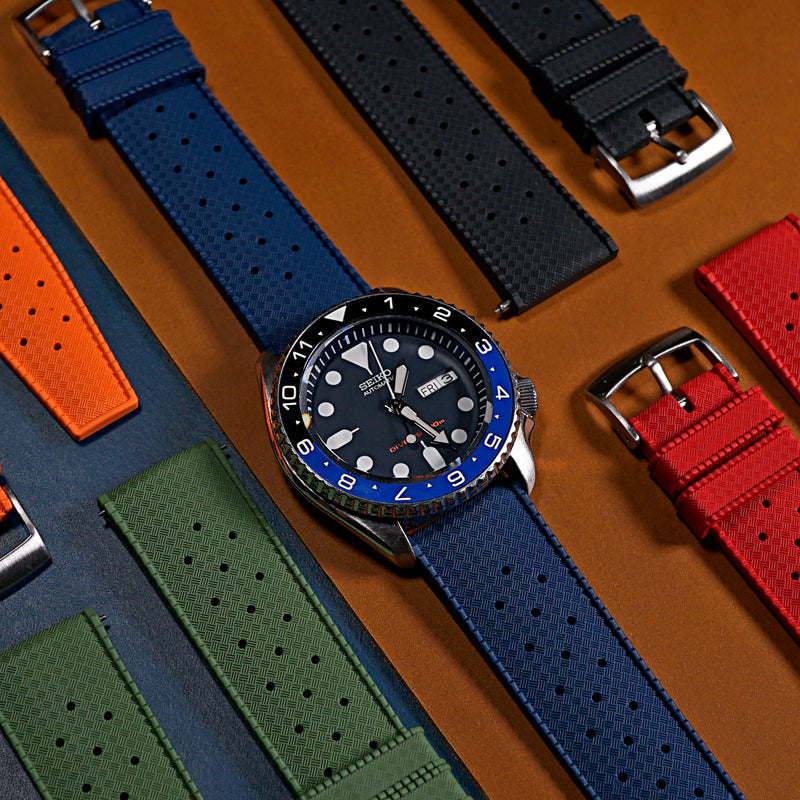 Tropik FKM Rubber Strap in Navy