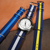 Premium Nato Strap in Navy White