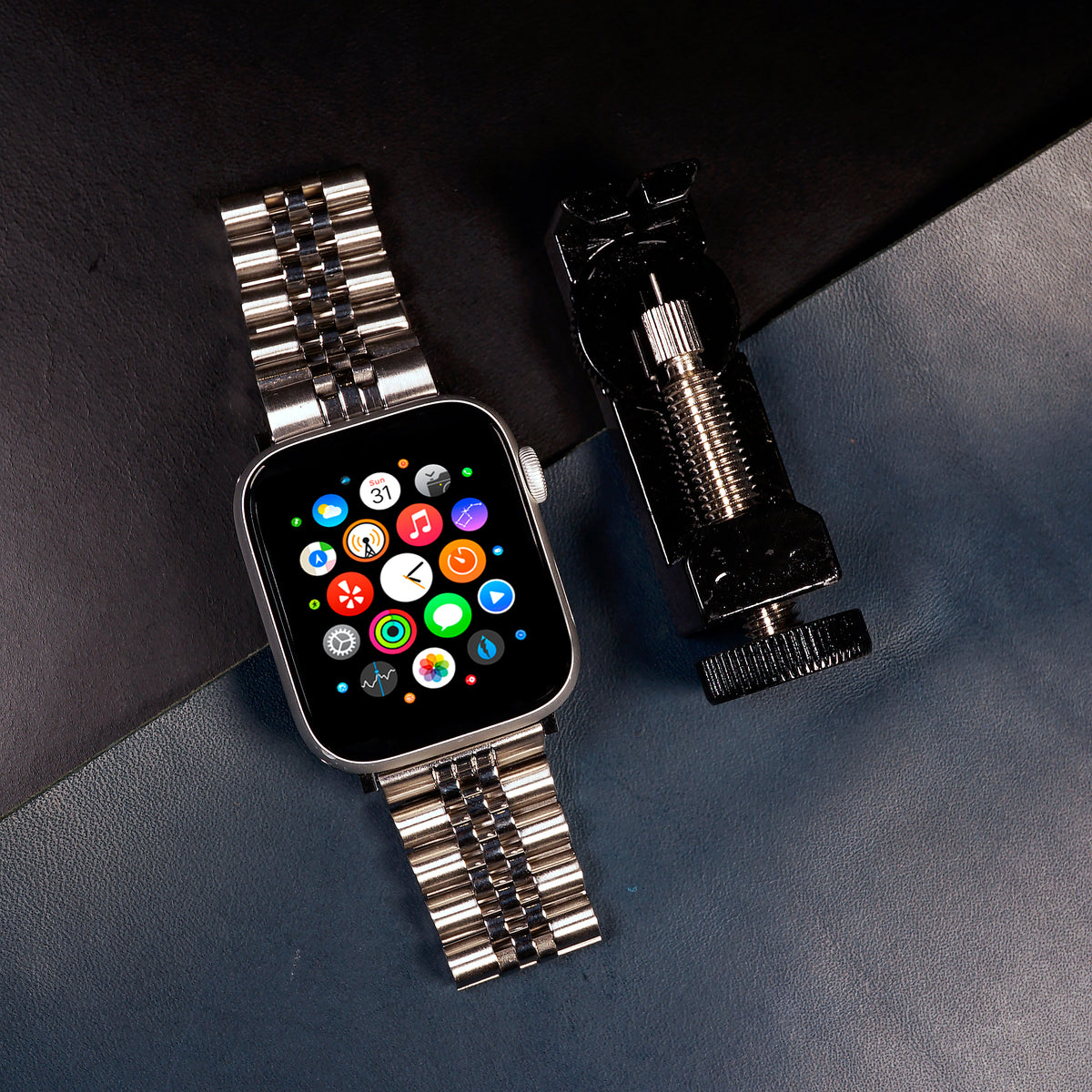 Jubilee Metal Strap in Silver (Apple Watch)
