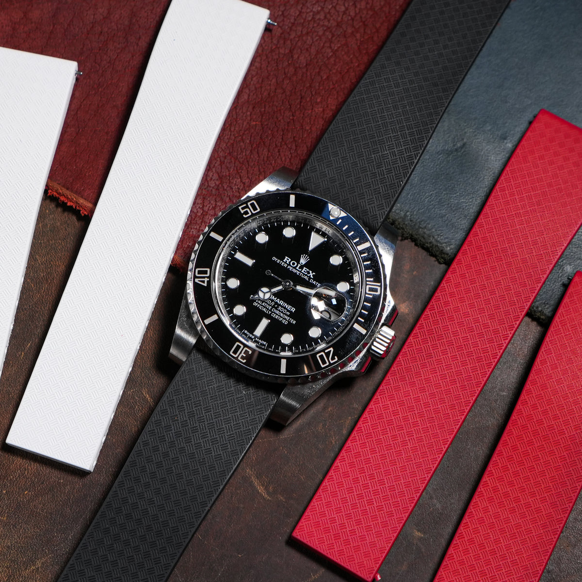 CTS Tropik FKM Rubber Strap in Black