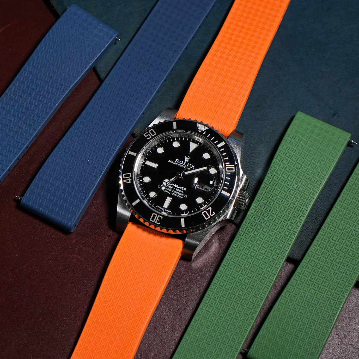 CTS Tropik FKM Rubber Strap in Orange