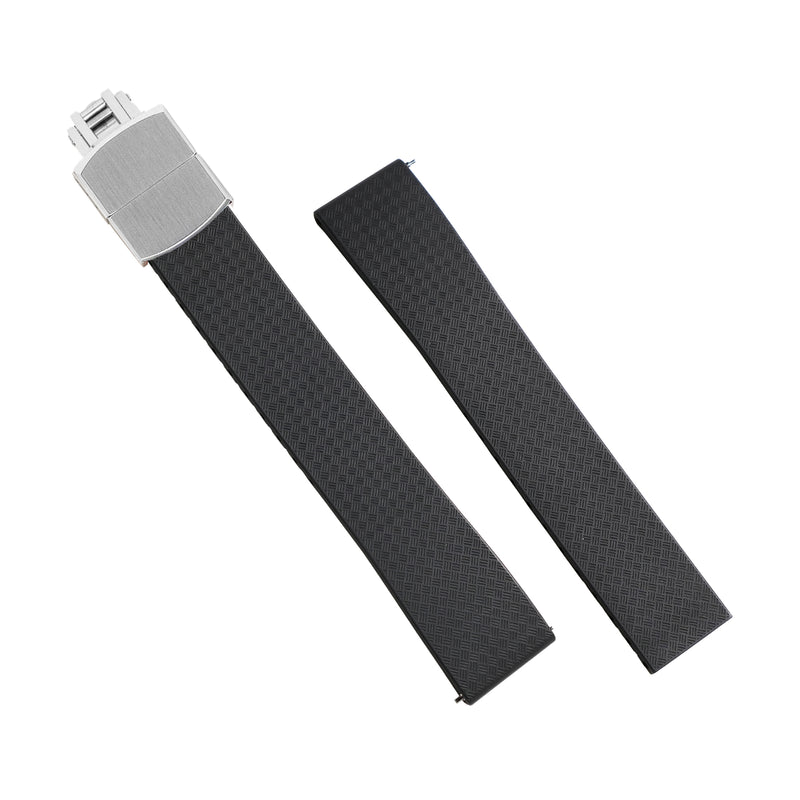 CTS Tropik FKM Rubber Strap in Black