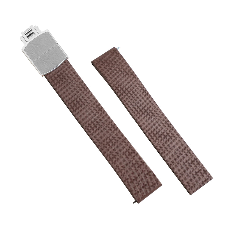 CTS Tropik FKM Rubber Strap in Brown