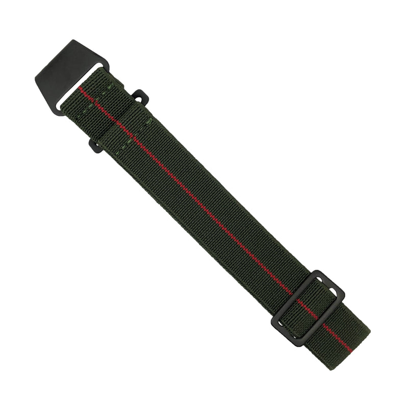Marine Nationale Strap in Olive Red