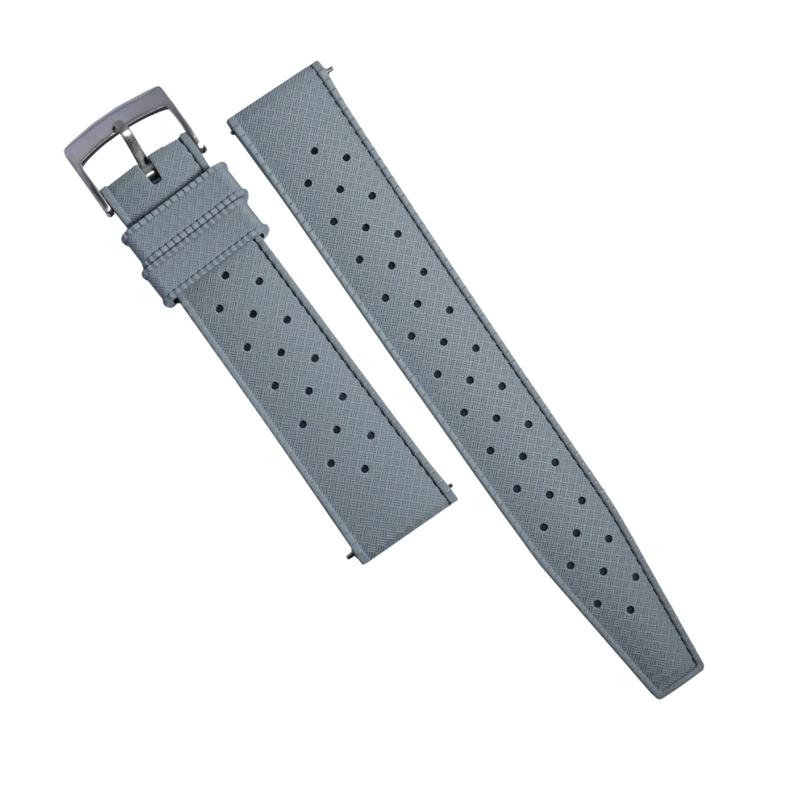 Tropik FKM Rubber Strap in Grey