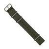 Premium Nato Strap in Grey with Polished Silver Buckle (18mm) - Nomadstore Singapore