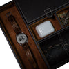 Leather Valet Tray in Brown
