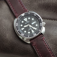 Ammo Horween Leather Strap in Chromexcel® Burgundy