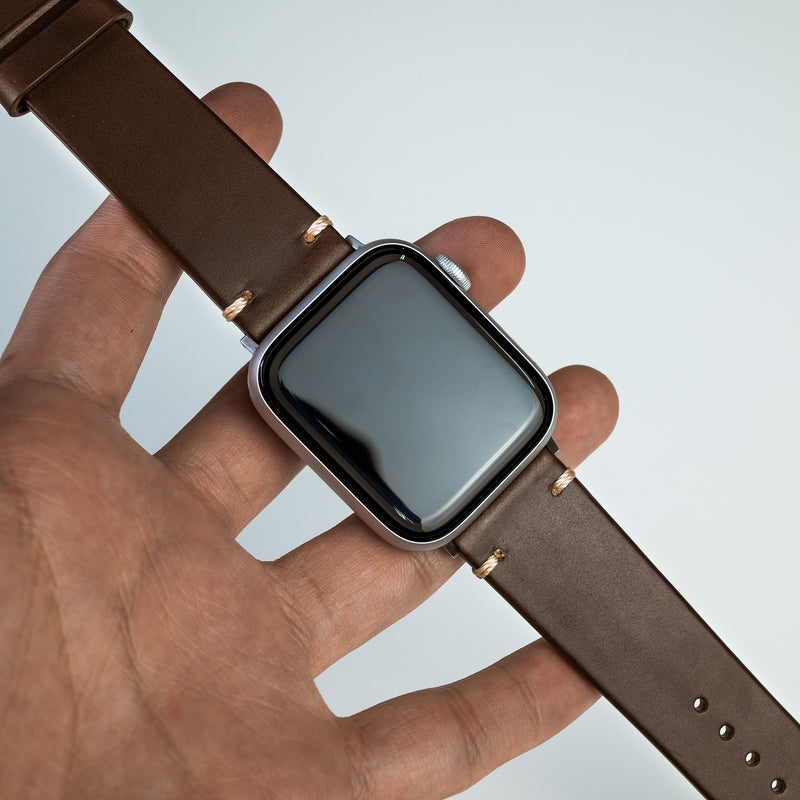 Vintage Horween Leather Strap in Chromexcel® Brown (Apple Watch)