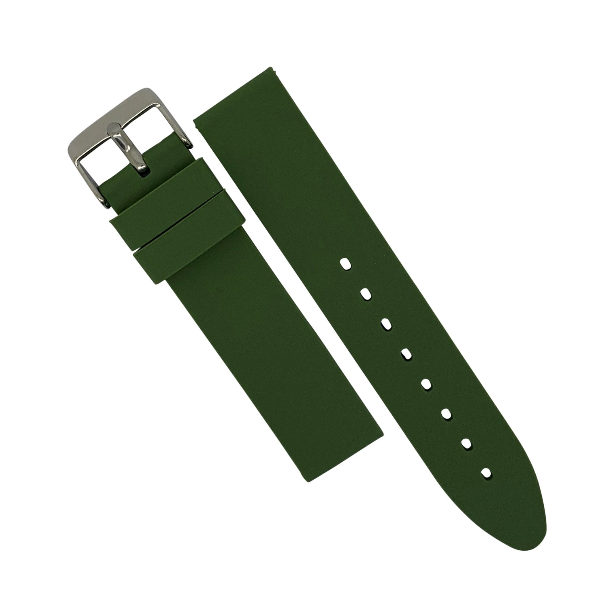Basic Rubber Strap in Olive