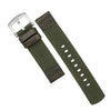 Field Canvas Watch Strap in Olive Brown