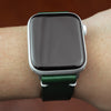 Vintage Buttero Leather Strap in Green (Apple Watch)