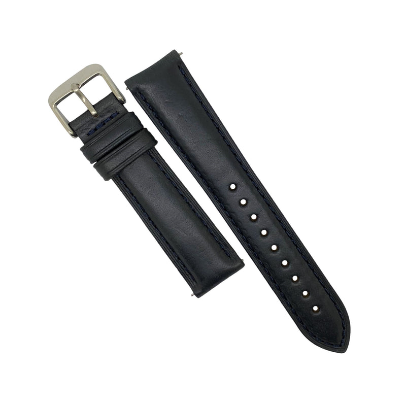 Classic Horween Leather Strap in Chromexcel® Navy
