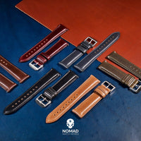Classic Horween Leather Strap in Chromexcel® Navy
