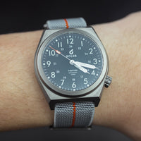 Marine Nationale Strap in Grey Orange