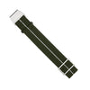 Marine Nationale Strap in Olive White