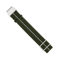 Marine Nationale Strap in Olive White
