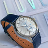 Dress Epsom Leather Strap in Navy