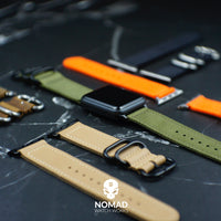 Apple Watch Nylon Zulu Strap in Black
