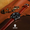 Quick Release Classic Leather Watch Strap in Tan