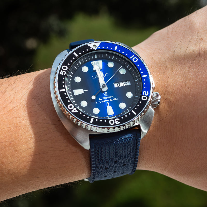 Tropik FKM Rubber Strap in Navy