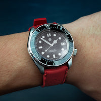 Tropik FKM Rubber Strap in Red
