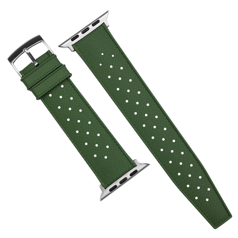 Tropik FKM Rubber Strap in Green (Apple Watch)