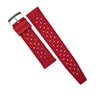 Tropik FKM Rubber Strap in Red