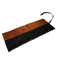 Leather Watch & Strap Roll in Brown (3+5 Slots) - Nomad watch Works