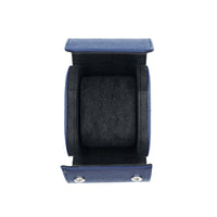 Saffiano Leather Watch Case in Navy (1 Slot)