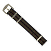 Seat Belt Nato Strap in Black Green Red (James Bond)