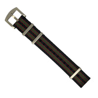 Seat Belt Nato Strap in Black Green Red (James Bond)