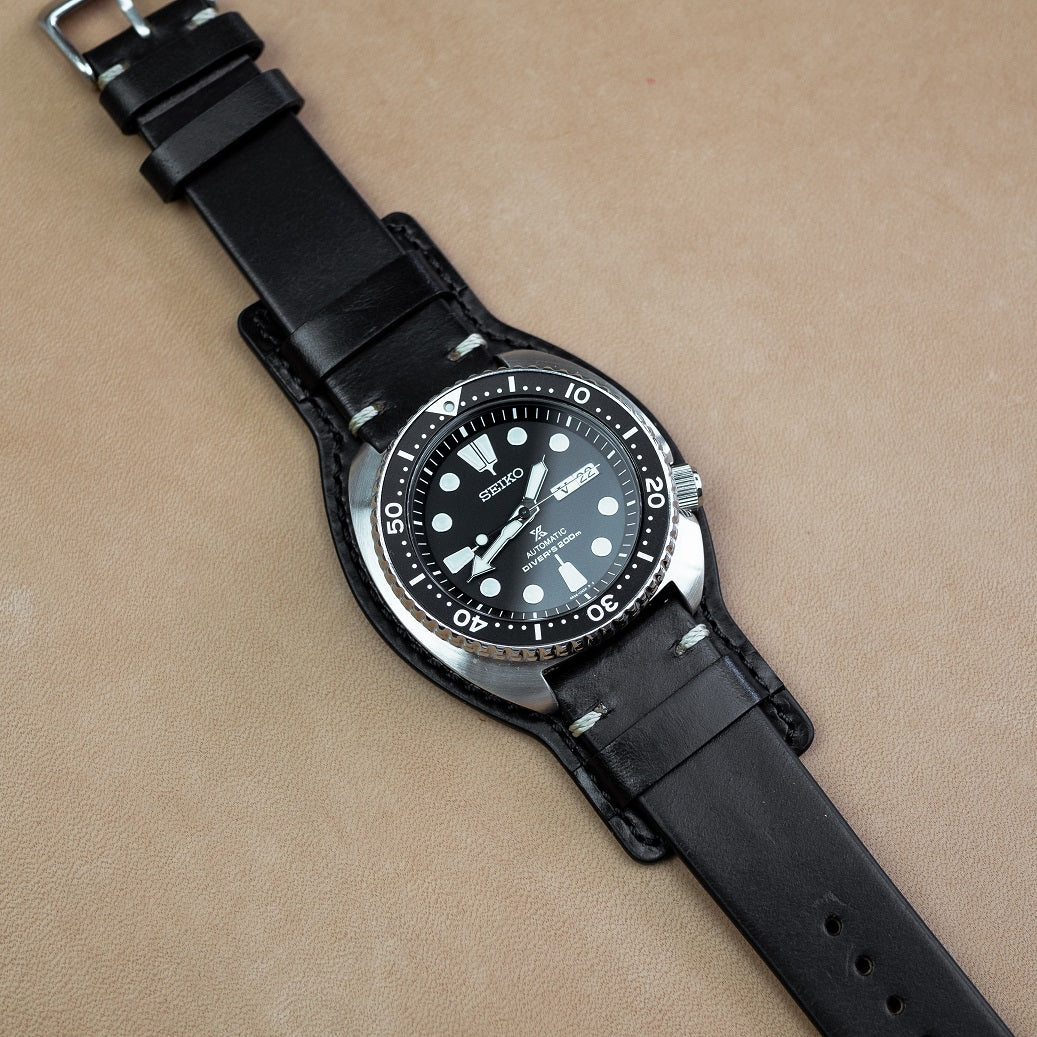 Horween Leather Bund Pad in Black